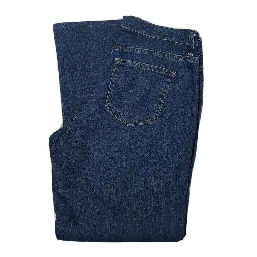 Cabela's Women Jeans Size 14S Blue Denim Straight Leg Stretch cotton 5 Pocket